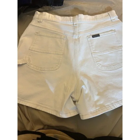 Riveted by Lee White Denim Shorts Dragon Graphic Y2K Women's Size 12 - Picture 5 of 5